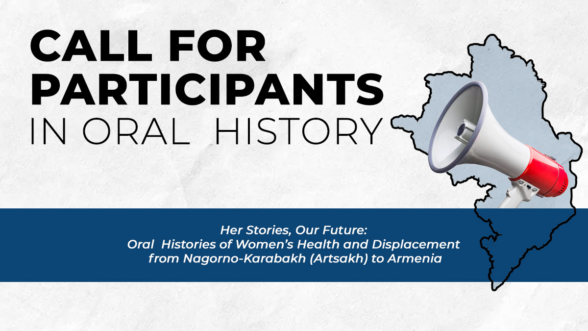 CALL FOR PARTICIPANTS IN ORAL  HISTORY PROJECT