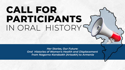 CALL FOR PARTICIPANTS IN ORAL  HISTORY PROJECT